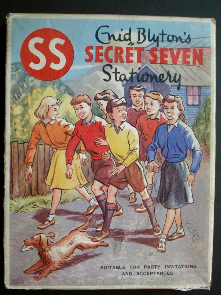Image for ENID BLYTON'S SECRET SEVEN STATIONERY WRITING PAPER! Suitable for Party Invitations and Acceptances