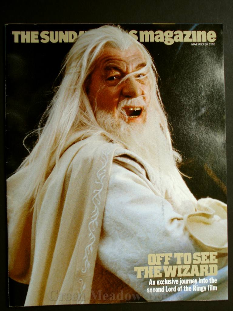 LORD OF THE RINGS - OFF TO SEE THE WIZARD......THE SUNDAY TIMES MAGAZINE Image for LORD OF THE RINGS - OFF TO SEE THE WIZARD......THE SUNDAY TIMES MAGAZINE