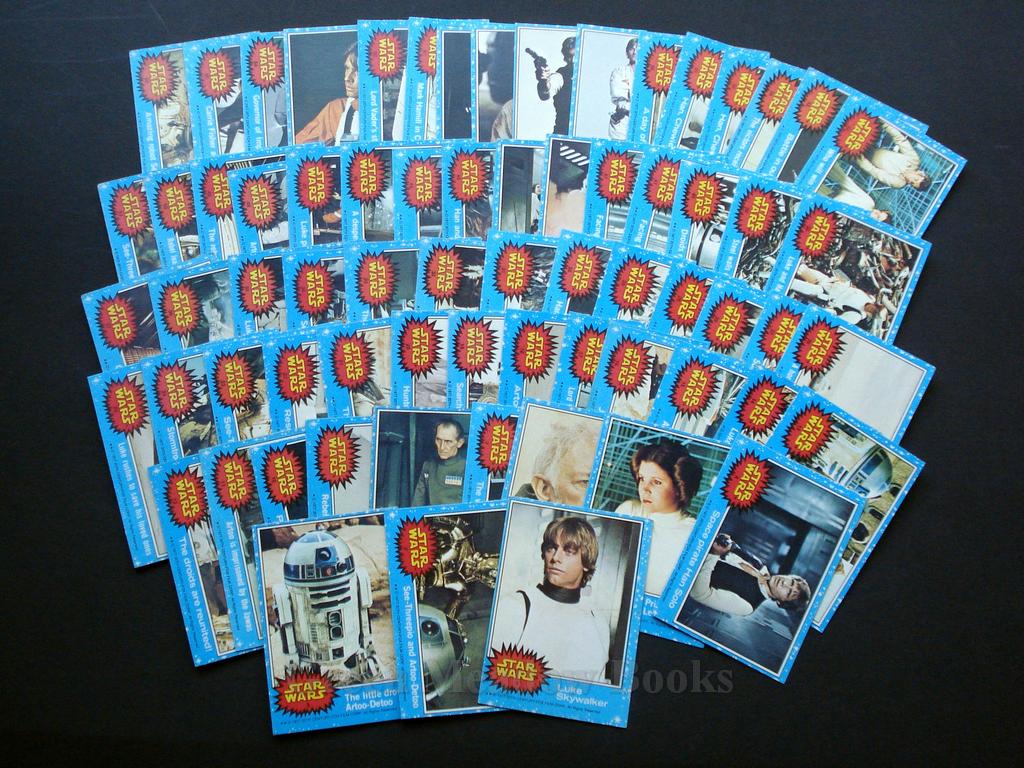 Image for TOPPS SERIES 1 STAR WARS TRADING CARDS! 1977 COMPLETE FIRST SET