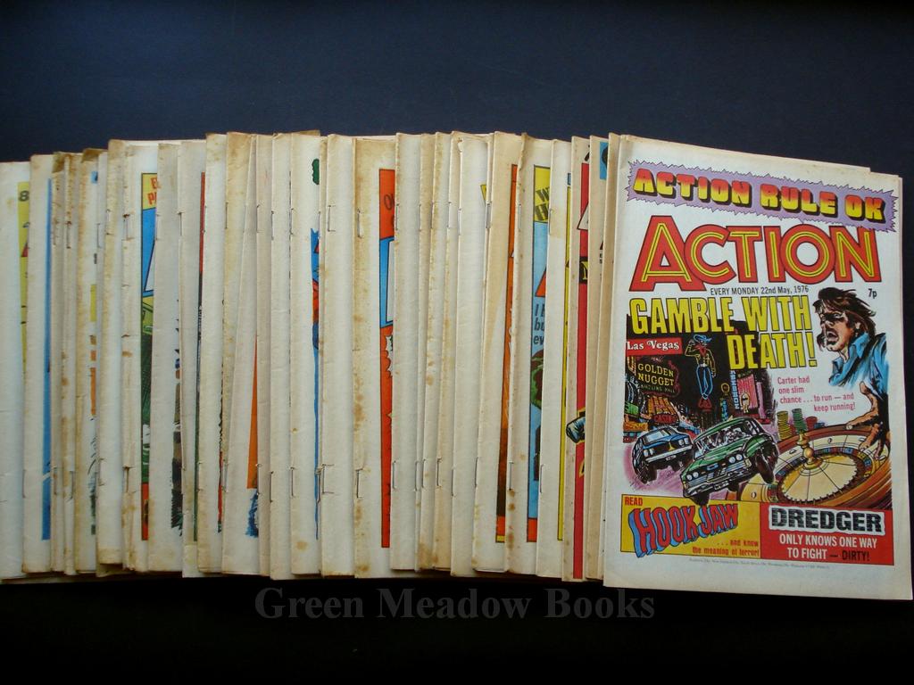 Image for ACTION! COMPLETE RUN FROM ISSUE 3 28/2/1976 TO 12/11/77