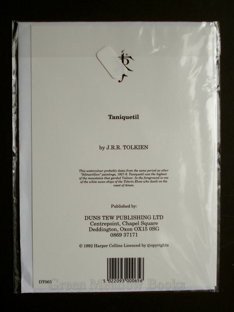 Image for TANIQUETIL From the SILMARILLION (1927-1928)