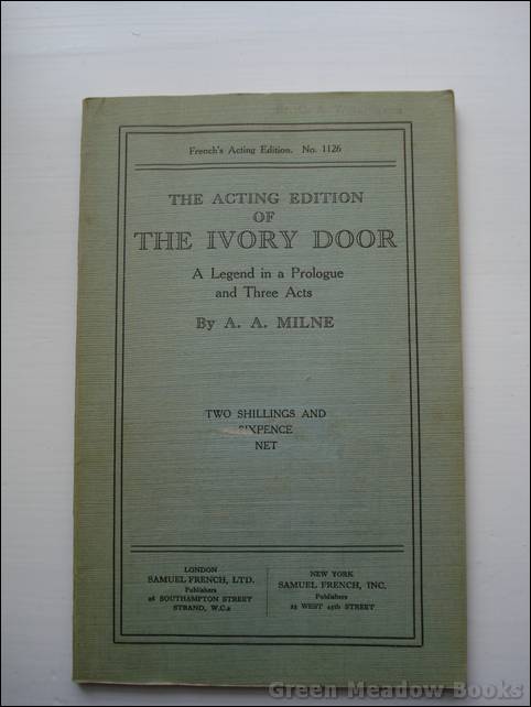 Image for THE ACTING EDITION OF THE IVORY DOOR