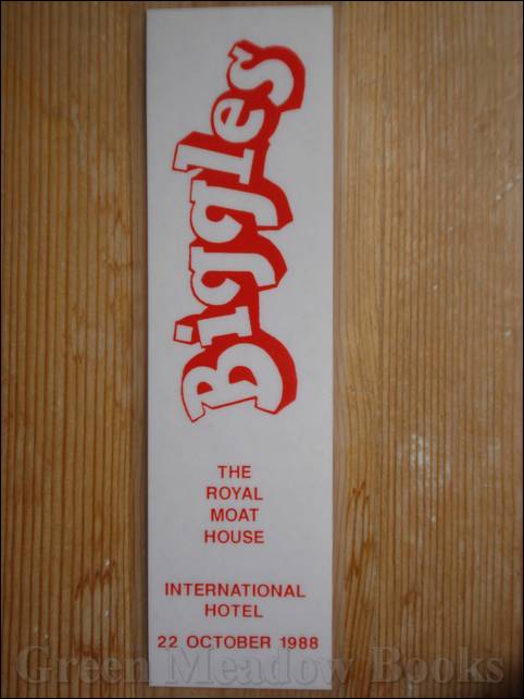 BIGGLES BOOKMARK Image for BIGGLES BOOKMARK