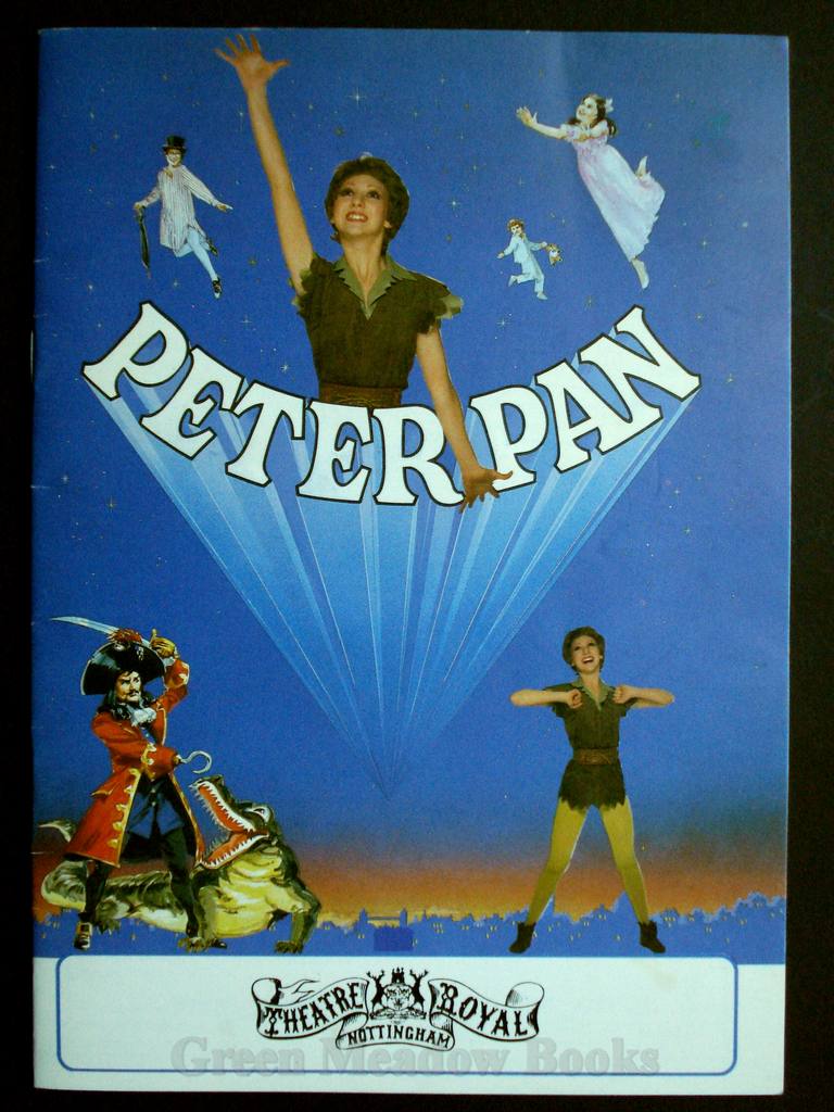 PETER PAN THEATRE PROGRAMME - THEATRE ROYAL NOTTINGHAM STARRING BONNIE LANGFORD Image for PETER PAN THEATRE PROGRAMME - THEATRE ROYAL NOTTINGHAM STARRING BONNIE LANGFORD