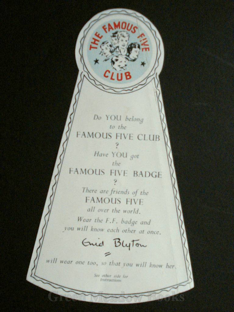 Image for FAMOUS FIVE ORIGINAL SPECIAL FAMOUS FIVE BOOKMARK