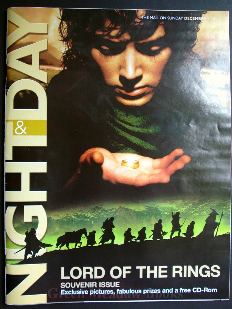 Image for LORD OF THE RINGS - SOUVENIR ISSUE OF NIGHT & DAY