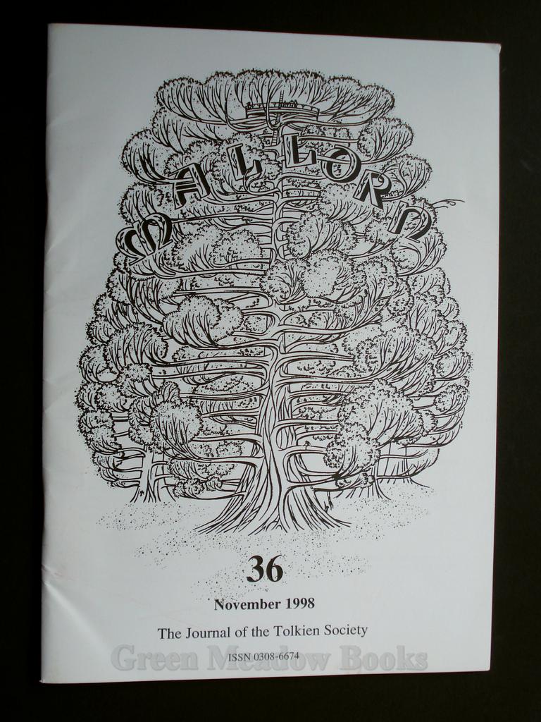 Image for MALLORN 36 NOVEMBER 1998 THE JOURNAL OF THE TOLKIEN SOCIETY