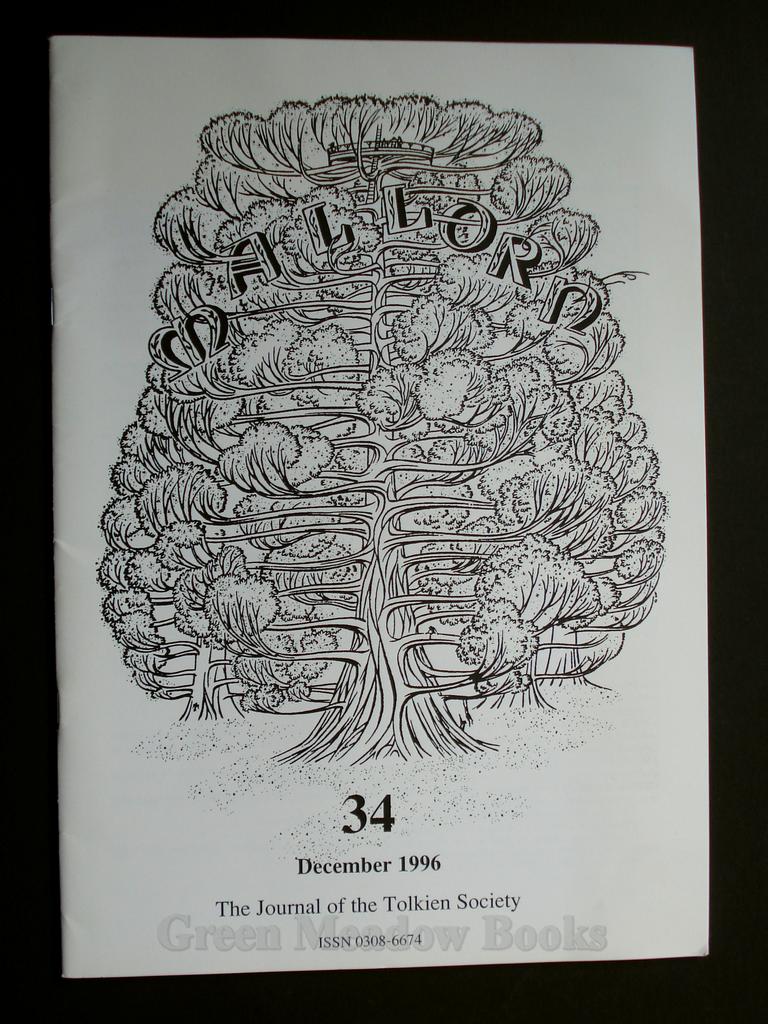 Image for MALLORN 34 DECEMBER 1996 THE JOURNAL OF THE TOLKIEN SOCIETY