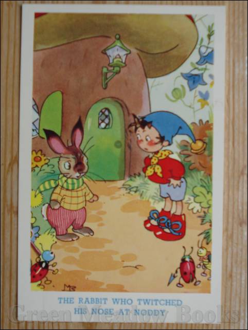 Image for NODDY POSTCARD THE RABBIT WHO TWITCHED HIS NOSE AT NODDY
