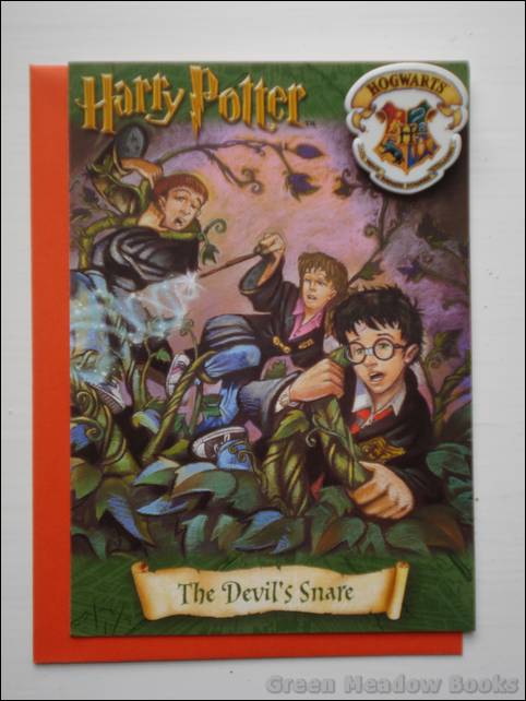 Image for HARRY POTTER GREETING CARD WITH BADGE