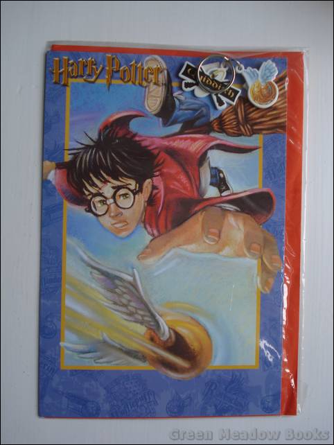 Image for HARRY POTTER GREETING CARD WITH NOVELTY KEY RING