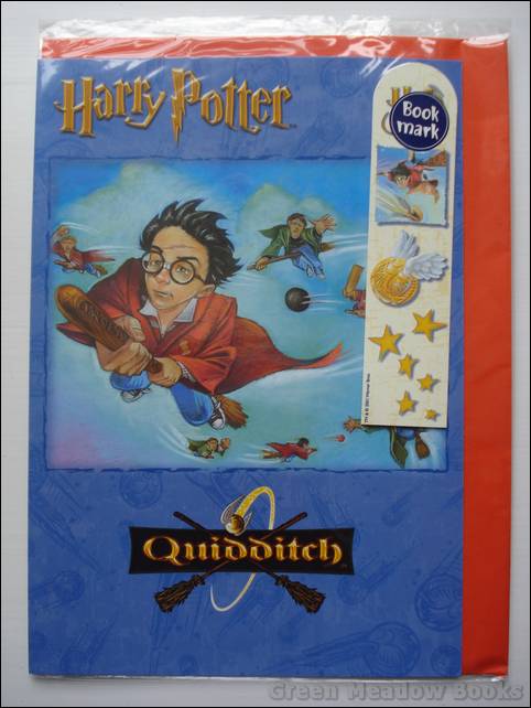 Image for HARRY POTTER GREETING CARDS WITH NOVELTY BOOK MARK