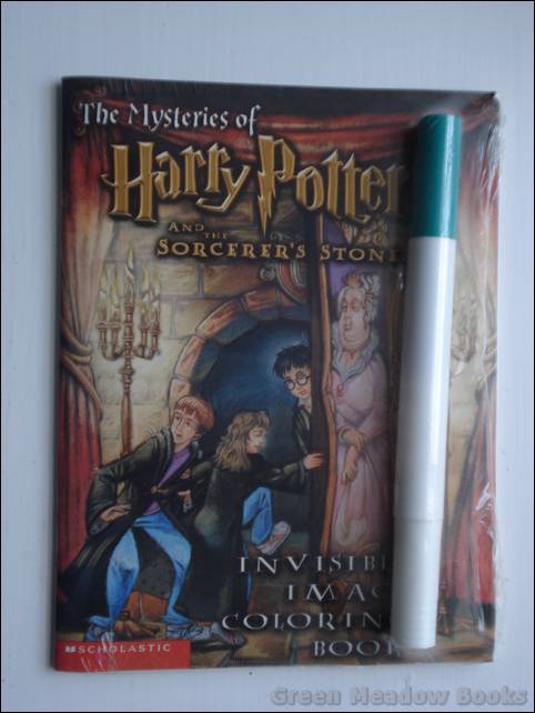 THE MYSTERIES OF HARRY POTTER AND THE SORCERER'S STONE INVISIBLE IMAGE COLOURING BOOK Image for THE MYSTERIES OF HARRY POTTER AND THE SORCERER'S STONE INVISIBLE IMAGE COLOURING BOOK