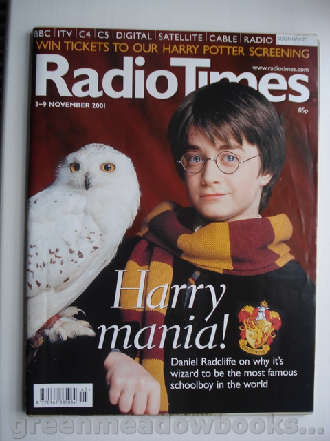 Image for HARRY POTTER COVER AND DANIEL RADCLIFFE FEATURE in RADIO TIMES