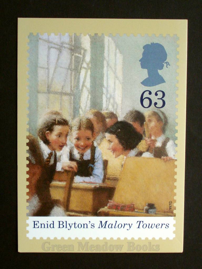 POSTCARDS: STAMP CARD MALORY TOWERS Image for POSTCARDS: STAMP CARD MALORY TOWERS