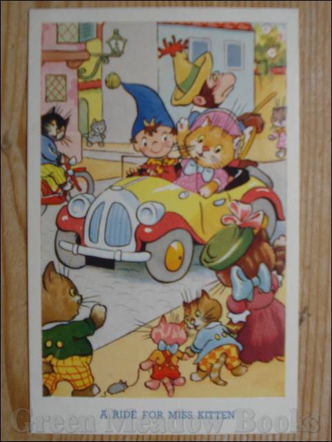 Image for NODDY POSTCARD A RIDE FOR MISS KITTEN