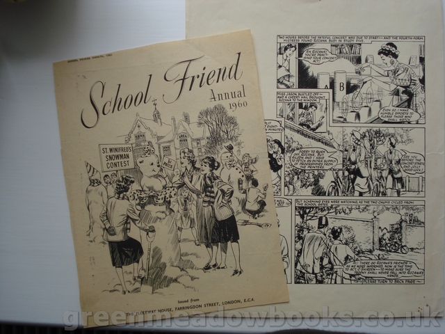 Image for SCHOOL FRIEND ANNUAL 1960 TWO FASCINATING PROOF PAGES!